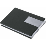 WEDO Bote cartes de visite Good Deal, aluminium/PVC (noir)