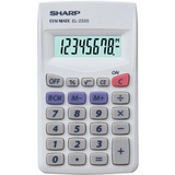 SHARP calculatrice modle el 233S, alimentation par batterie