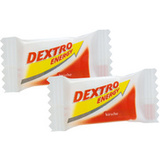 Dextro energy Minis glucose, une bote ronde transparente