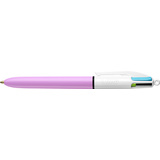 BIC stylo  bille rtractable 4 colours Fun, bleu /blanc
