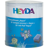 HEYDA set de tampons encreurs "Aqua", 10 tampons encreurs