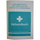 Leina Verbandbuch, din A5, Farbe: weiß/grün