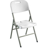SODEMATUB chaise pliante ycd-48 en plastique, gris clair