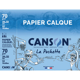 CANSON papier calque satin, 240 x 320 mm, 70 g/m2