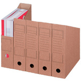 smartboxpro collecteur vertical  archives, A4, marron