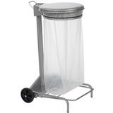CEP support mobile pour sac poubelle ROSSIGNOL, 110 litres