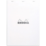 RHODIA bloc agraf No. 18, format A4, quadrill 5x5, blanc