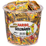 HARIBO bonbon glifi aux fruits Goldbren Minis, bote