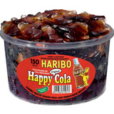 HARBIO bonbon glifi aux fruits happy COLA, bote de 150