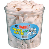HARIBO bonbon glifi aux fruits souris BLANCHES, 150 pcs