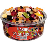 HARIBO bonbon glifi aux fruits COLOR-RADO, bote de 1 kg