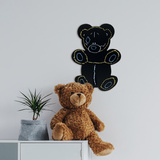 Securit ardoise murale silhouette "Ours"
