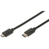 ASSMANN Cble usb 2.0, usb-c mle - micro USB-B mle, 1,8 m
