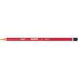 BIC crayon Gilbert 33, duret: HB, rond, laqu en rouge