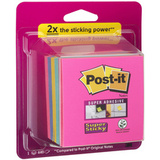 Post-it bloc-note cube super Sticky Notes, 76 x 76 mm