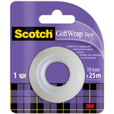 Scotch ruban adhsif pour cadeau "GiftWrap Tape", dvidoir