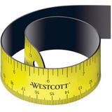 WESTCOTT Rgle plate, longueur: 300 mm, flexible, magntique