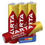 VARTA pile alcaline longlife Max Power, Micro, (AAA)