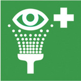 Leina panneau de signalisation "Equipement rinage des yeux"