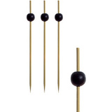 PAPSTAR pique  fingerfood "Black Pearl", longueur: 125 mm