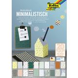 folia bloc de papier  motifs "Minimaliste", 240 x 340 mm