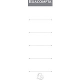 EXACOMPTA etiquette de dos de classeur, 48 x 185 mm, blanc