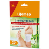 Lifemed compresses vitales Bambou, 80 x 60 mm, blanc