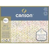 CANSON bloc de papier Aquarelle, fin, 310 x 410 mm