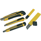 BRDER mannesmann Kit de cutters, 3 pices, noir / jaune