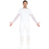HYGOSTAR blouse d'examen en CPE, 50 my, XL, blanc
