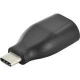 DIGITUS adaptateur USB, usb-c - USB-A, noir