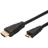DIGITUS Câble de raccordement high Speed, hdmi-a-mini HDMI-C