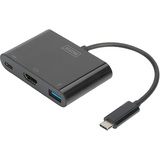 DIGITUS adaptateur multiports usb 3.1, usb-c - USB-C/HDMI