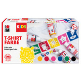 Marabu kids Peinture pour tissu "T-Shirt Farbe", set de 6