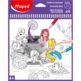Maped cahier de coloriage, 200 x 200 mm, spiral, 15 pages