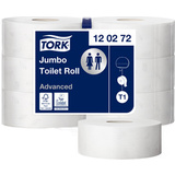 TORK papier toilette grand rouleau Jumbo, 2 couches, blanc