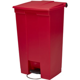 Rubbermaid collecteur  pdale legacy Step-On, 87 L, rouge