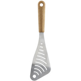 GastroMax spatule ajoure BIO, manche effet bois