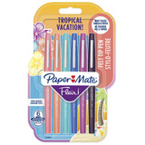 Paper:Mate stylo feutre flair TROPICAL VACATION, blister x6