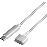 LogiLink Câble de chargement usb-c - apple MagSafe, argent