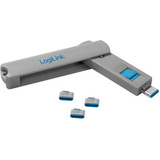 LogiLink verrou de scurit USB-C, 1 cl / 4 verrous