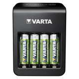 VARTA chargeur LCD plug Charger+, avec 4 piles AA