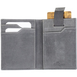 PRIDE&SOUL porte-cartes de crdit, RFID, en cuir, gris