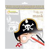 avenue mandarine Carnet de coloriage graffy Pop mask "Boy"