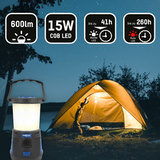 ANSMANN lampe de camping CL600B, botier en plastique, noir