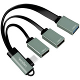 LogiLink hub USB-C avec fiche coude, 4 ports