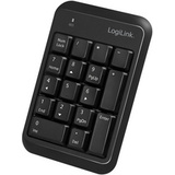 LogiLink Pavé numérique bluetooth V5.1, plastique, noir