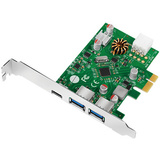 LogiLink carte PCI express USB 3.2, 3 ports, 5 GBit/sec.