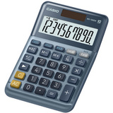 CASIO calculatrice de bureau MS-100EM, 10 chiffres, argent