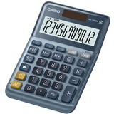 CASIO calculatrice de bureau MS-120EM, 12 chiffres, argent